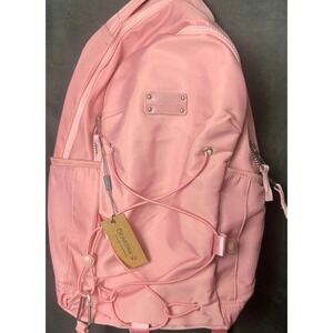 Bearpaw Pink Gorpcore Backpack Women's Medium School Travel Casual Tech Bag